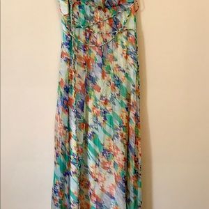One shoulder maxi dress